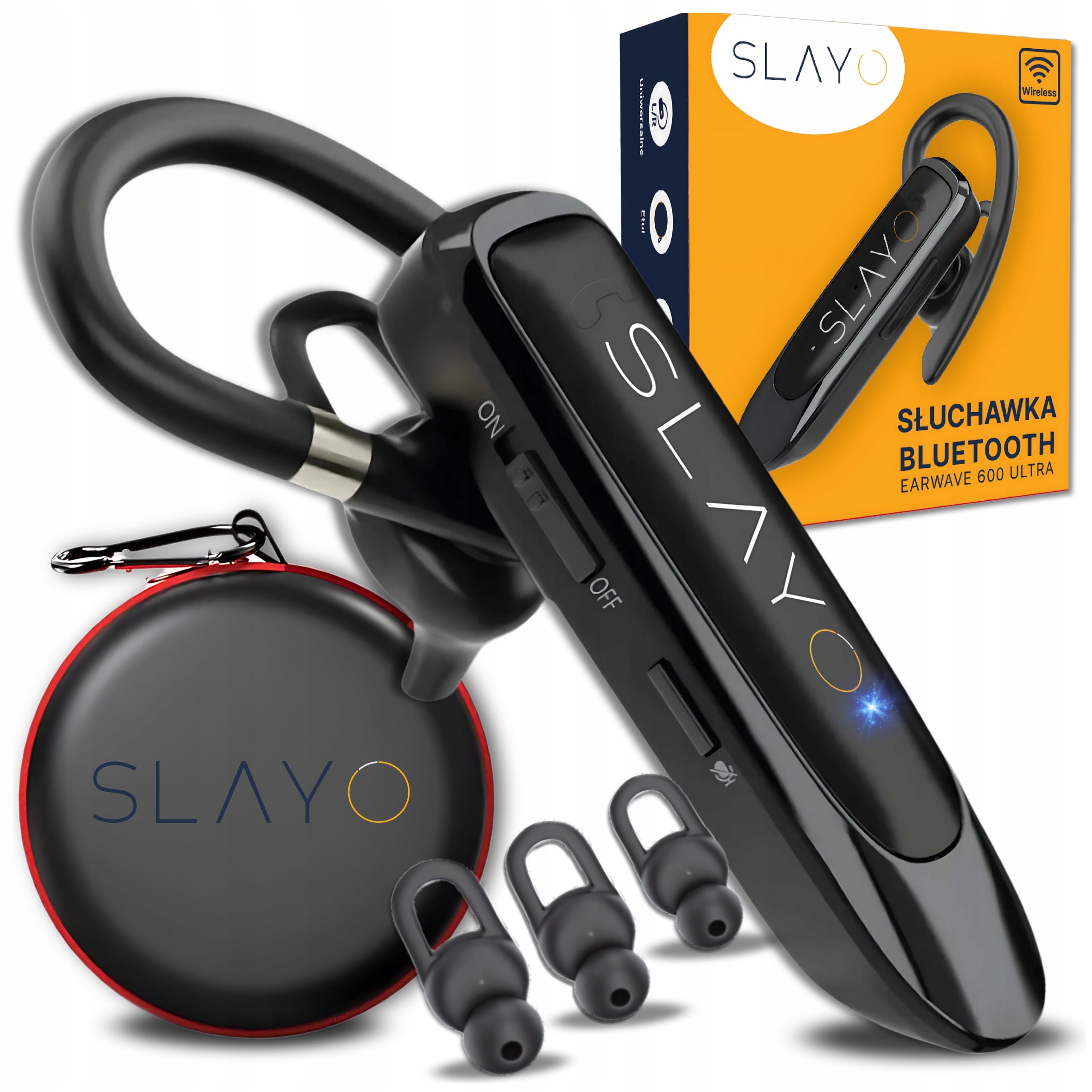 WIRELESS EARBUD FOR CALLS BLUETOOTH MICROPHONE FOR DRIVERS