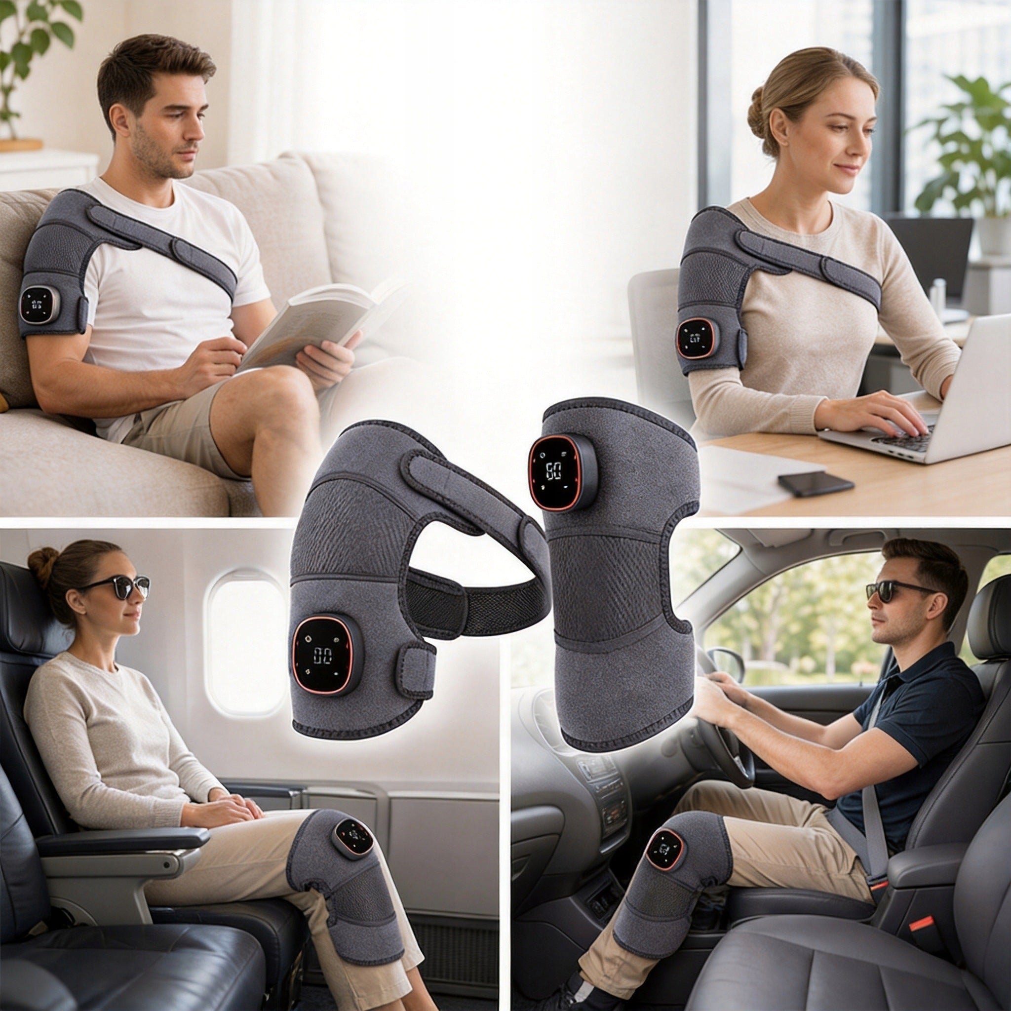WIRELESS ELBOW KNEE MASSAGER ELBOW ORTHOSIS HEATING VIBRATION Brand no brand
