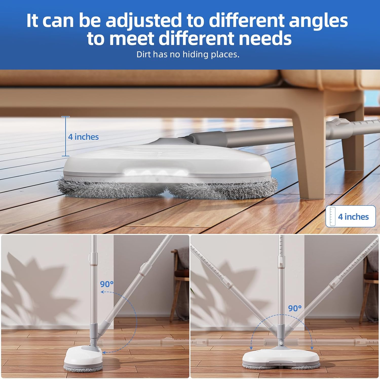 WIRELESS ELECTRIC MOP REDKEY M1 TANK 250 ML SELF-CLEANING Brand no brand