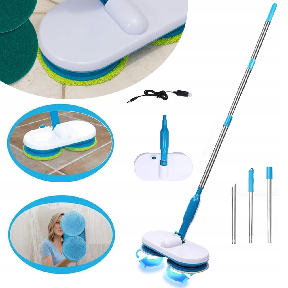 WIRELESS ELECTRIC MOP, STRONG WIPING POWER, SELF-CLEANING HOME MOP