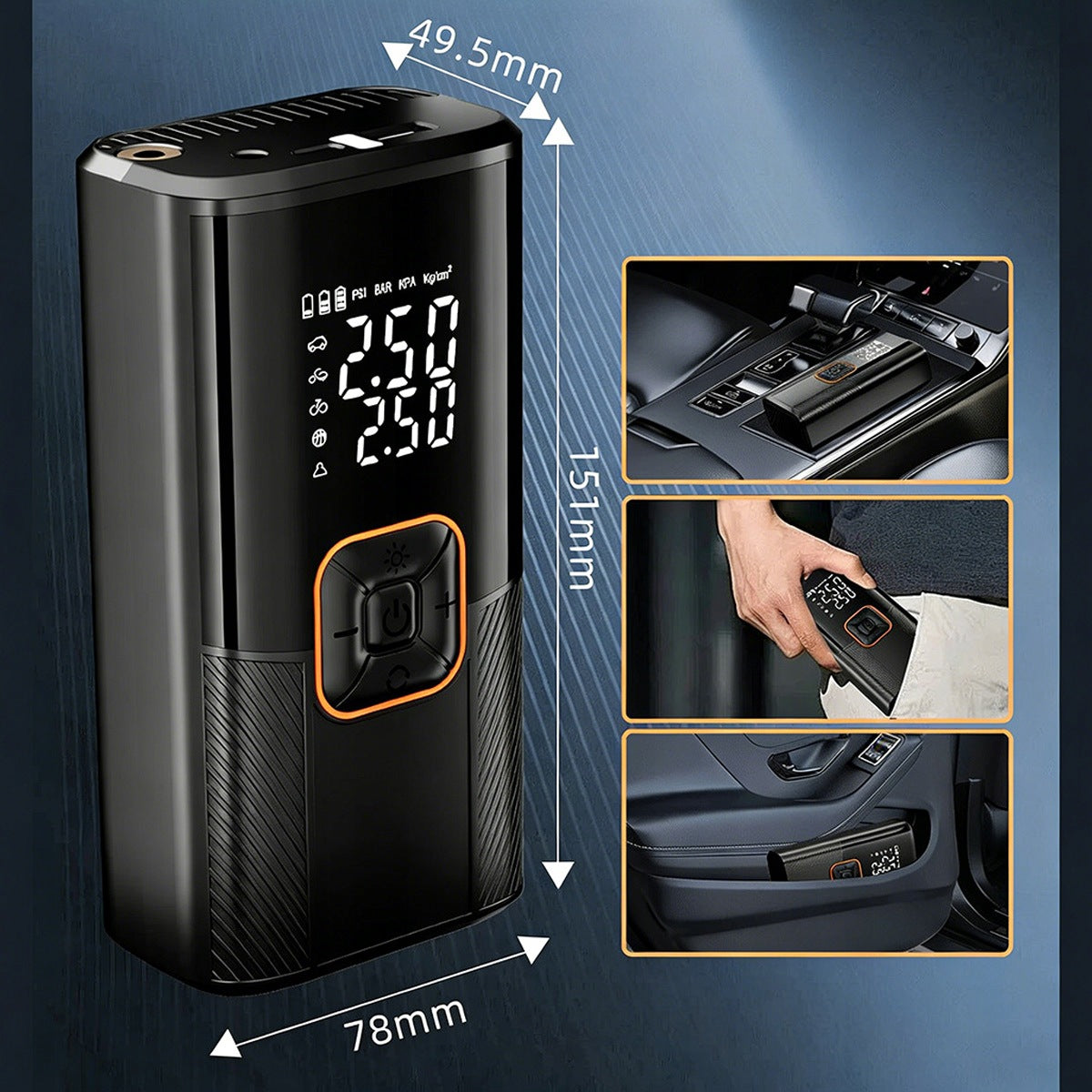 WIRELESS ELECTRIC PUMP, PORTABLE FOR BICYCLES AND CARS Brand no brand