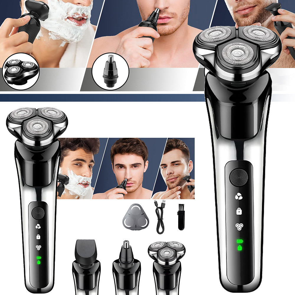 WIRELESS ELECTRIC SHAVER BEARD RAZOR 3in1