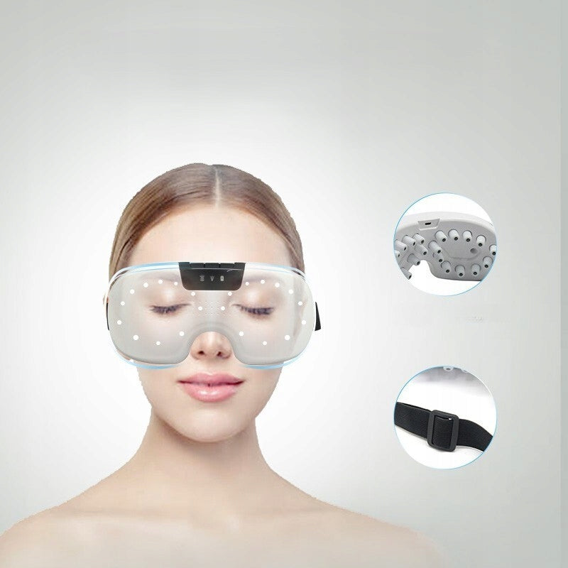 WIRELESS EYE MASSAGER WITH HEATING RELAXATION VIBRATION FOR GIFT HIT
