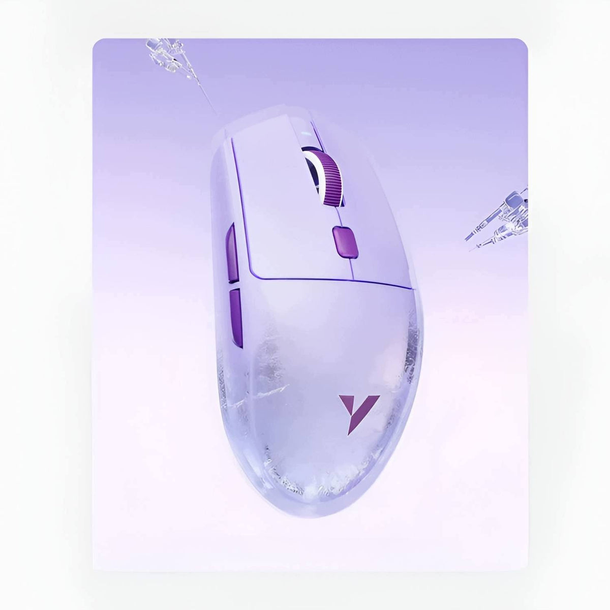 WIRELESS GAMING MOUSE OFFICE ATK VXE DRAGONFLY V3 1000HZ BT WHITE Packaging status original