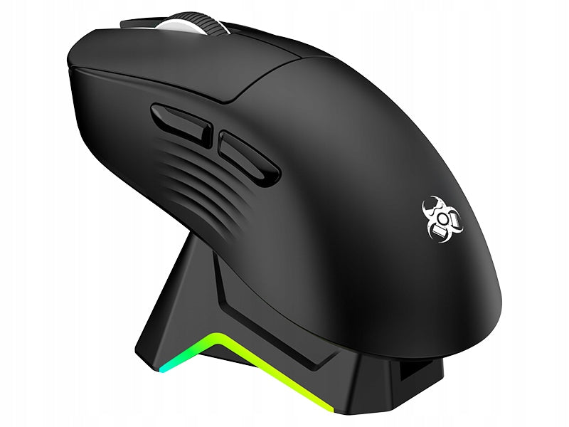 WIRELESS GAMING MOUSE WITH CHARGING STATION BT/RF 12000 DPI