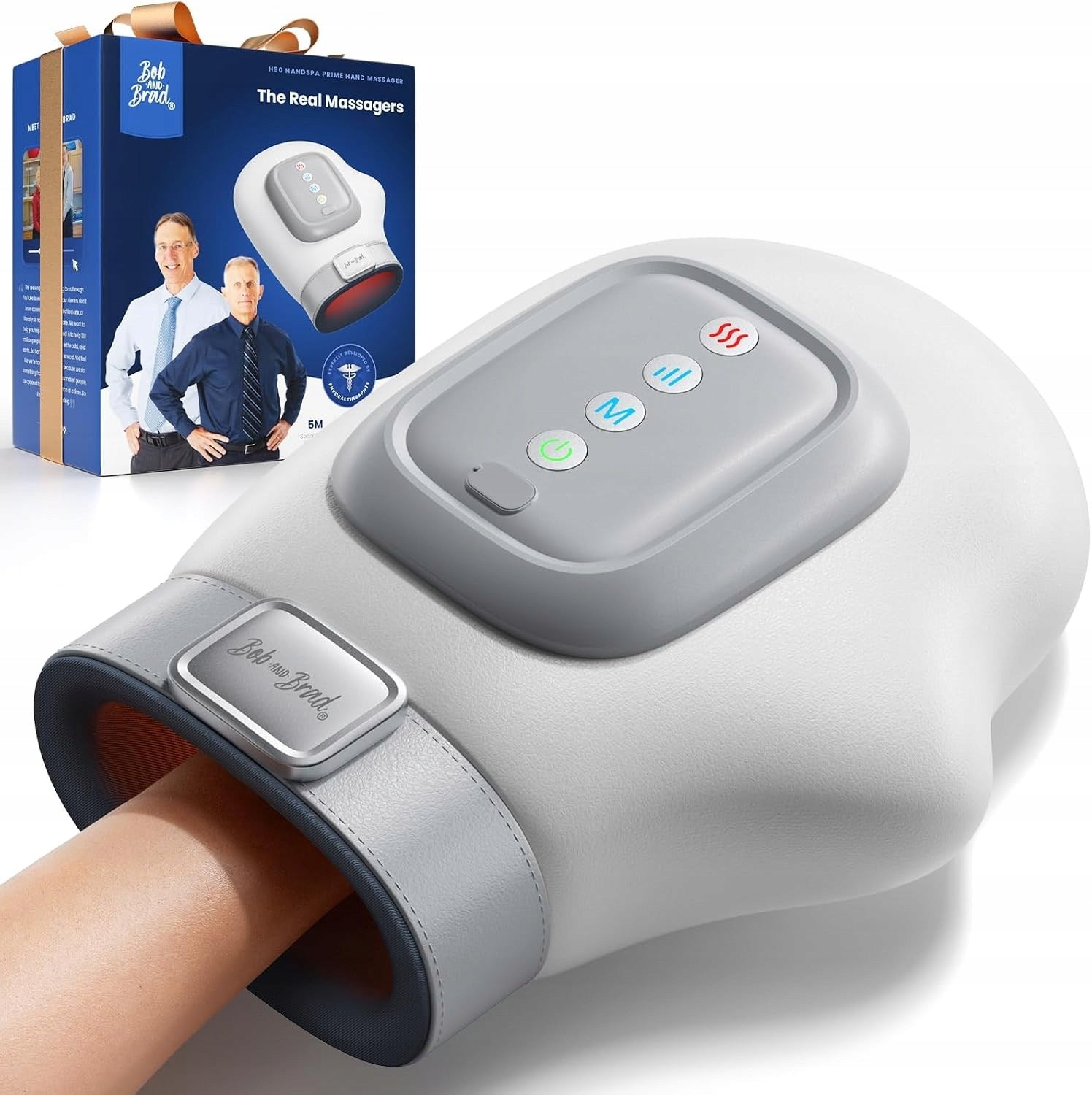 WIRELESS HAND MASSAGER COMPRESSION BOB AND BRAD HEATING 3 MODES