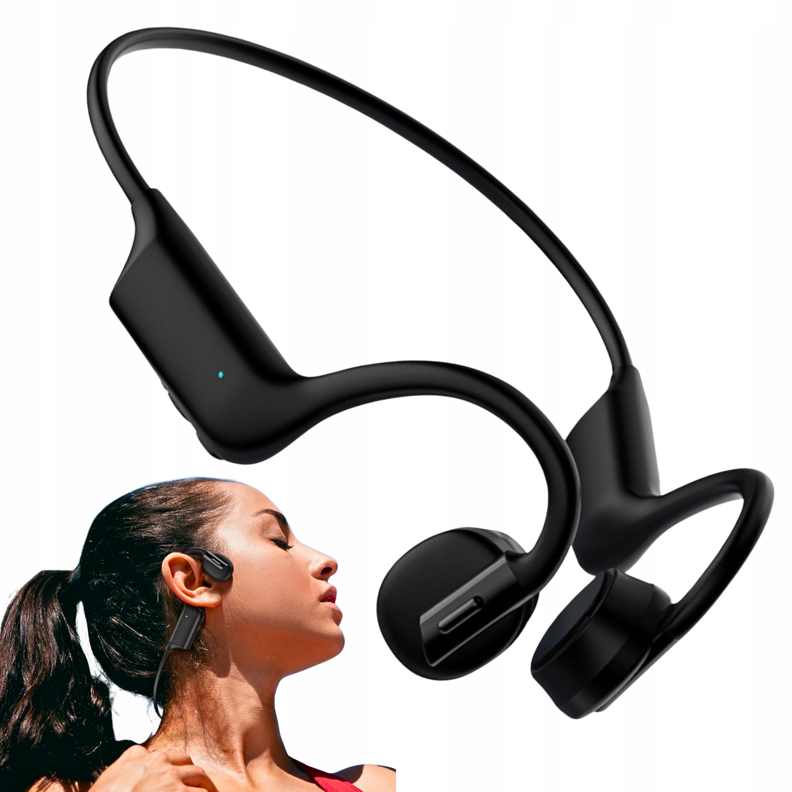 WIRELESS HEADPHONES BONE CONDUCTION BLUETOOTH SPORTS Hearing s23
