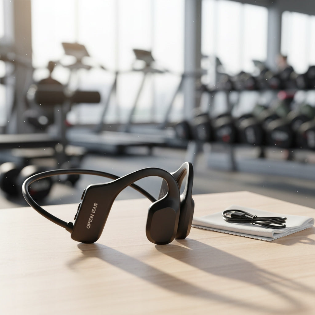 WIRELESS HEADPHONES BONE CONDUCTION GAMING SPORTS HEADPHONES X1 Manufacturer code Słuchawki z przewodnictwem kostnym czarne x1