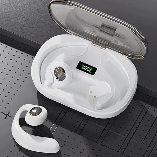 WIRELESS HEADPHONES BONE HEADPHONES OVER-THE-EAR CONVERSATIONS SPORT WHITE Brand WINANQE
