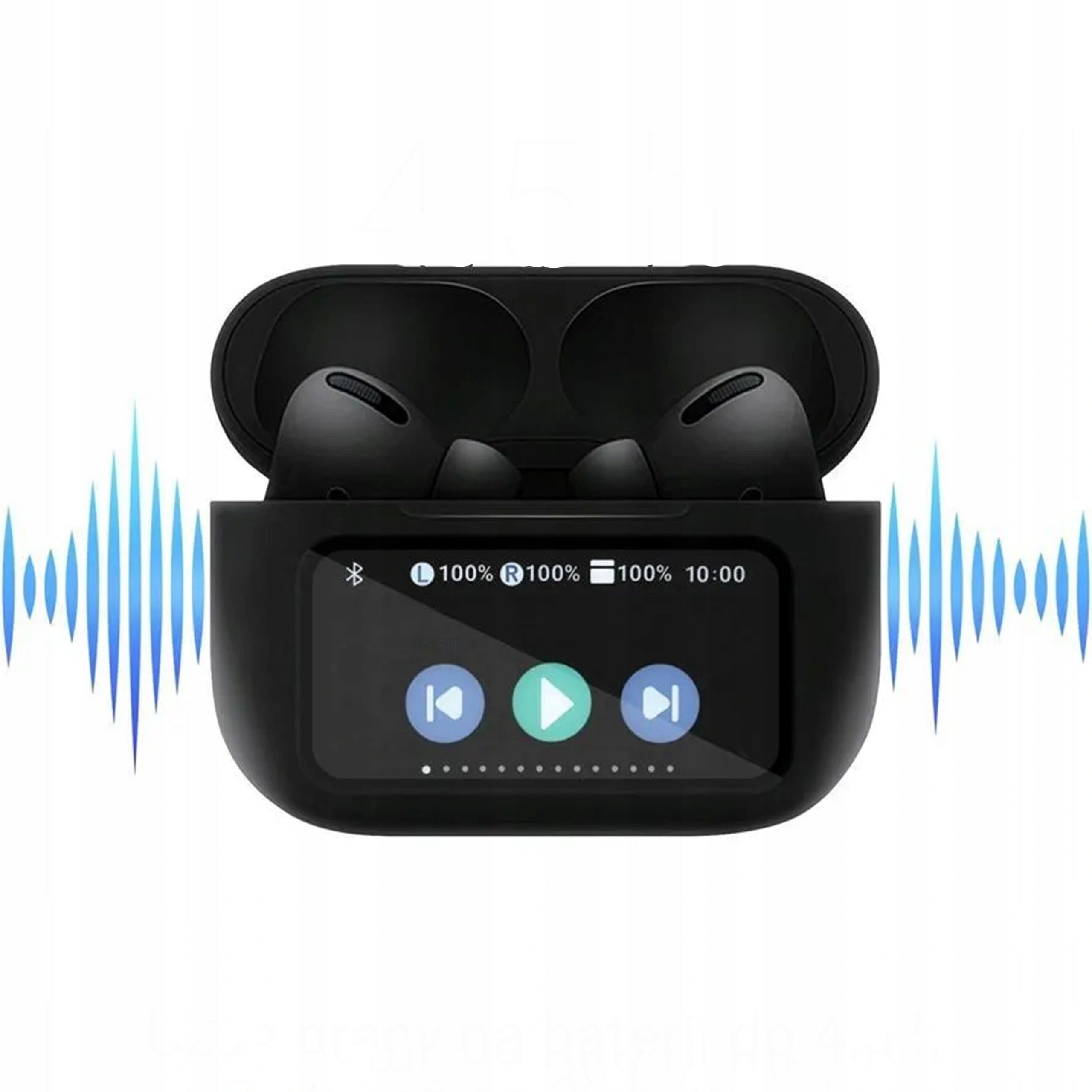 WIRELESS HEADPHONES Bluetooth 5.4 Case Touch LCD Screen Brand no brand