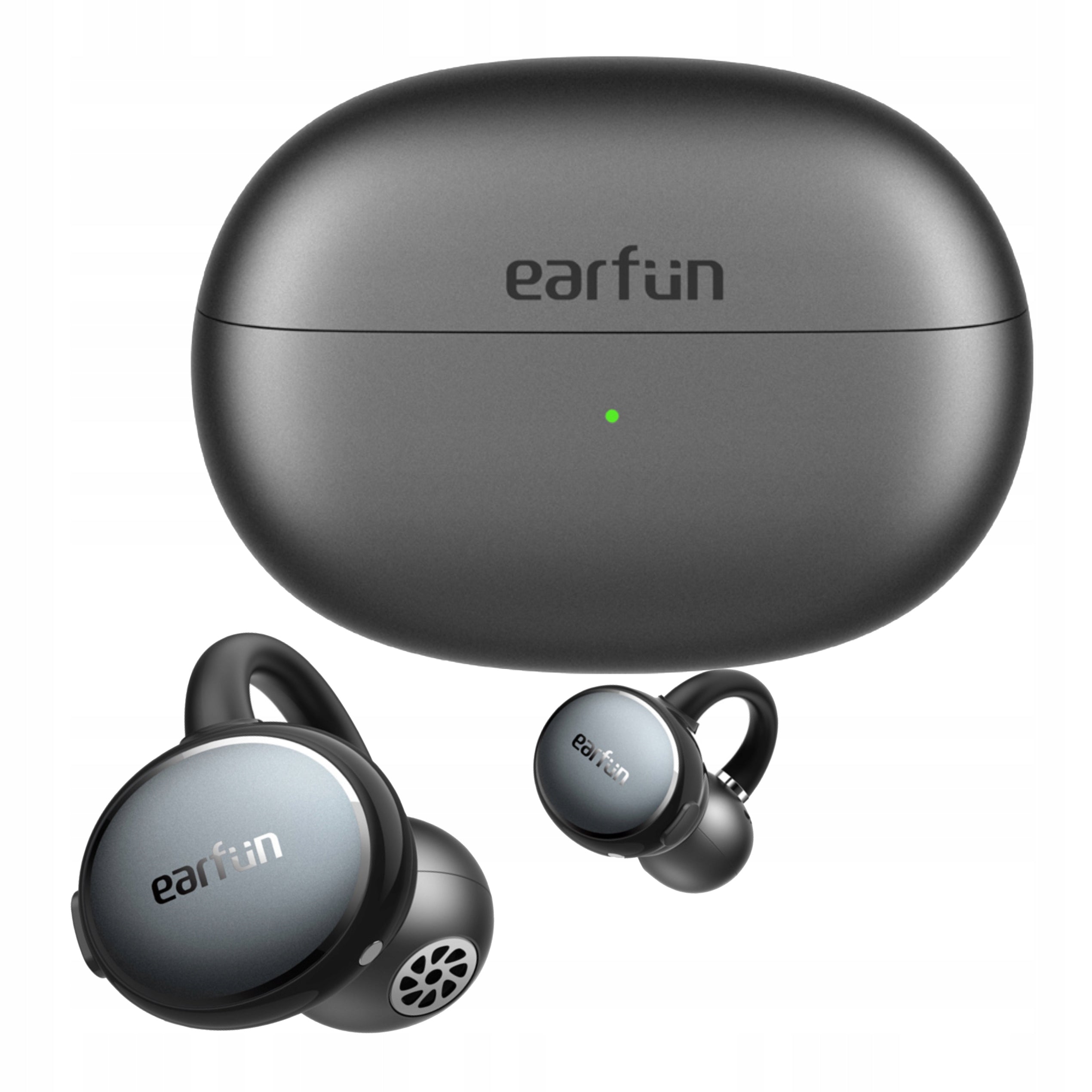 WIRELESS HEADPHONES CLIP-ON LDAC BLUETOOTH BLACK EARFUN