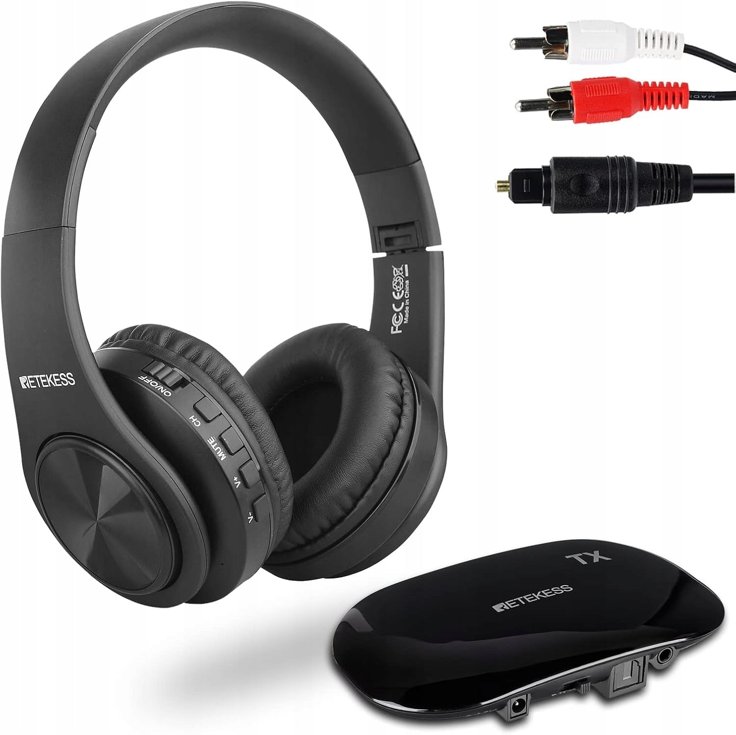WIRELESS HEADPHONES FOR TV FOR SENIOR RETEKESS TA005