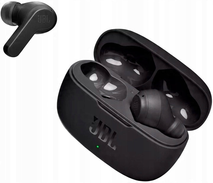 WIRELESS HEADPHONES JBL ORIGINAL IN-EAR BLACK Packaging status original