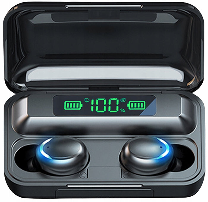 WIRELESS HEADPHONES + POWERBANK LED TALK Brand TWS