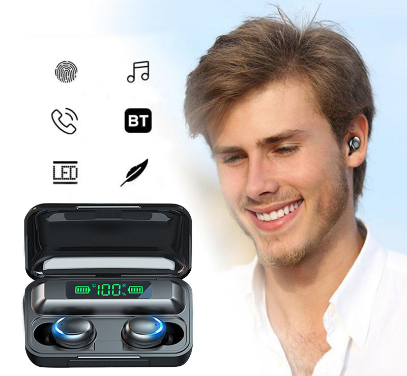 WIRELESS HEADPHONES + POWERBANK LED TALK Manufacturer code BTH-F9-5
