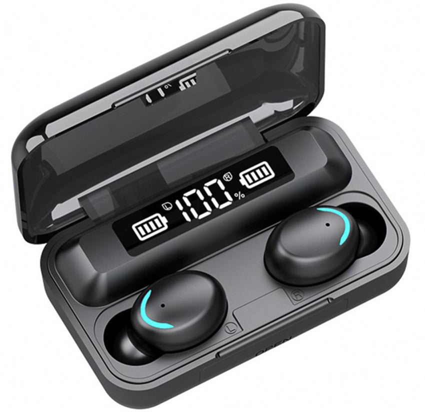 WIRELESS HEADPHONES + POWERBANK LED TALK