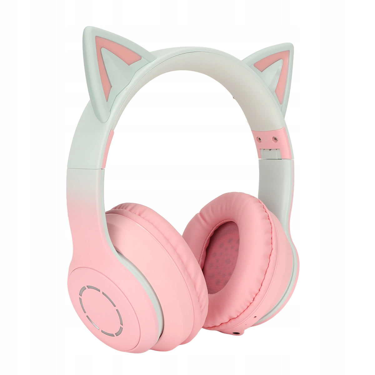 WIRELESS HEADPHONES WITH MICROPHONE CAT EARS LED FOR KIDS