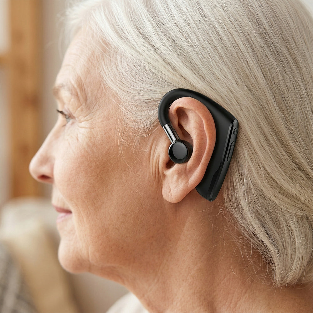 WIRELESS HEARING AID FOR SENIORS COMFORTABLE AND DISCREET Ear right and left