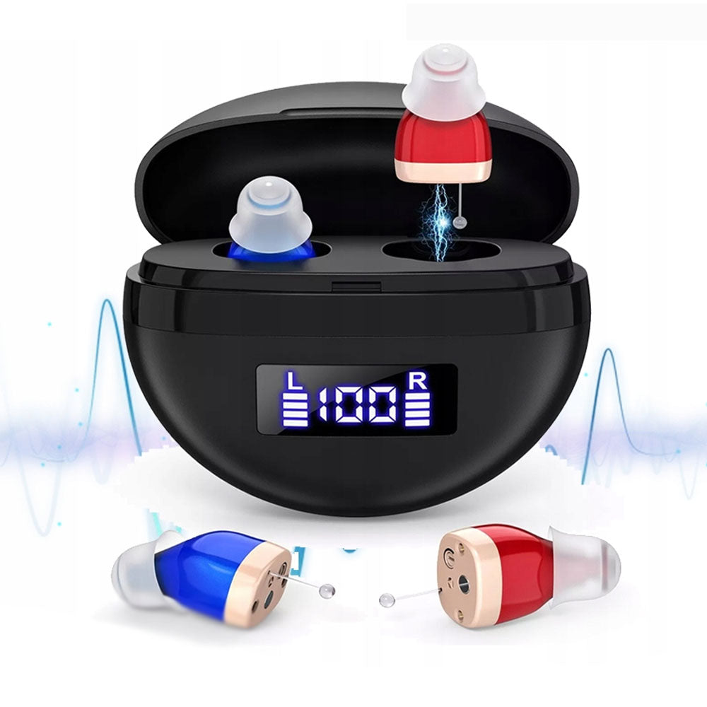 WIRELESS HEARING AID SENIOR: 300MAH , 1.5H CHARGING 20H USE