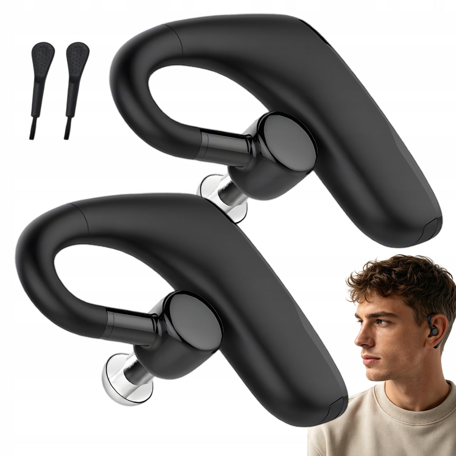 WIRELESS HEARING AIDS WITH BLUETOOTH FUNCTION WITH USB CHARGING