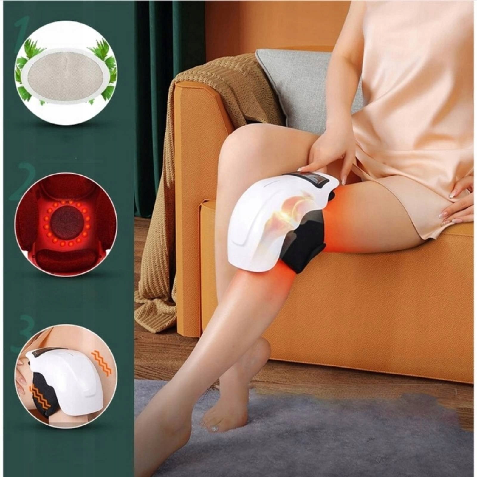 WIRELESS HEATED KNEE & SHOULDER REHABILITATION MASSAGER - KNEE SUPPORT Manufacturer code 75042613