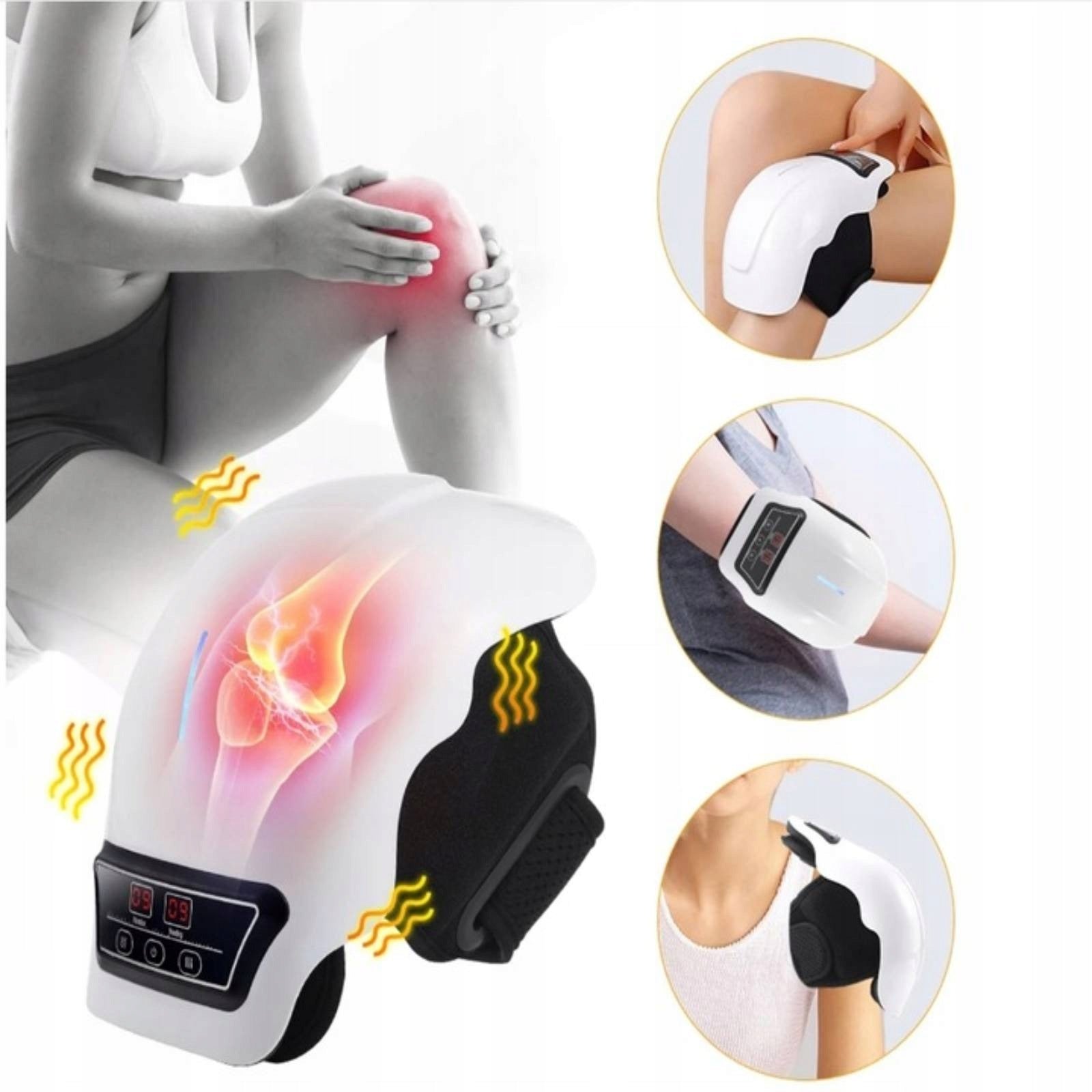 WIRELESS HEATED KNEE & SHOULDER REHABILITATION MASSAGER - KNEE SUPPORT Packaging status original