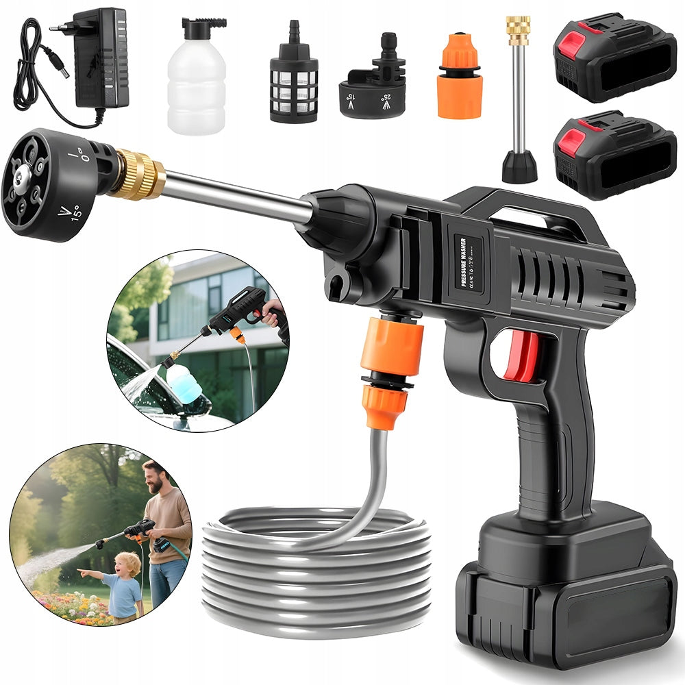 WIRELESS HIGH-PRESSURE WASHER, 21 V HIGH-PRESSURE GUN