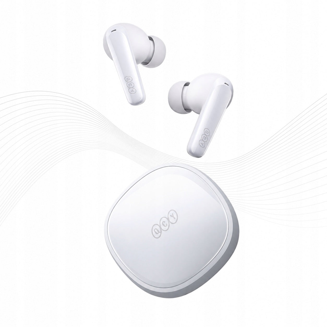 WIRELESS IN-EAR HEADPHONES QCY TWS ENC IPX5 BLUETOOTH 5.3 30h USB-C