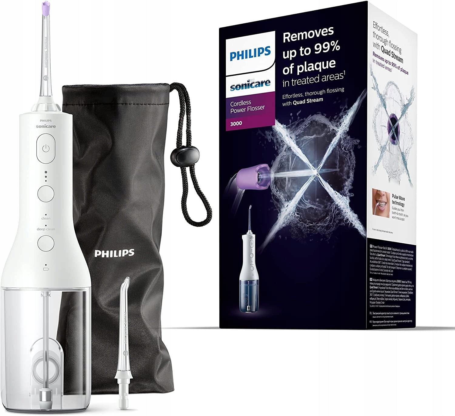 WIRELESS IRRIGATOR PHILIPS SONICARE HX3826/31 FOR RINSING TEETH + CASE