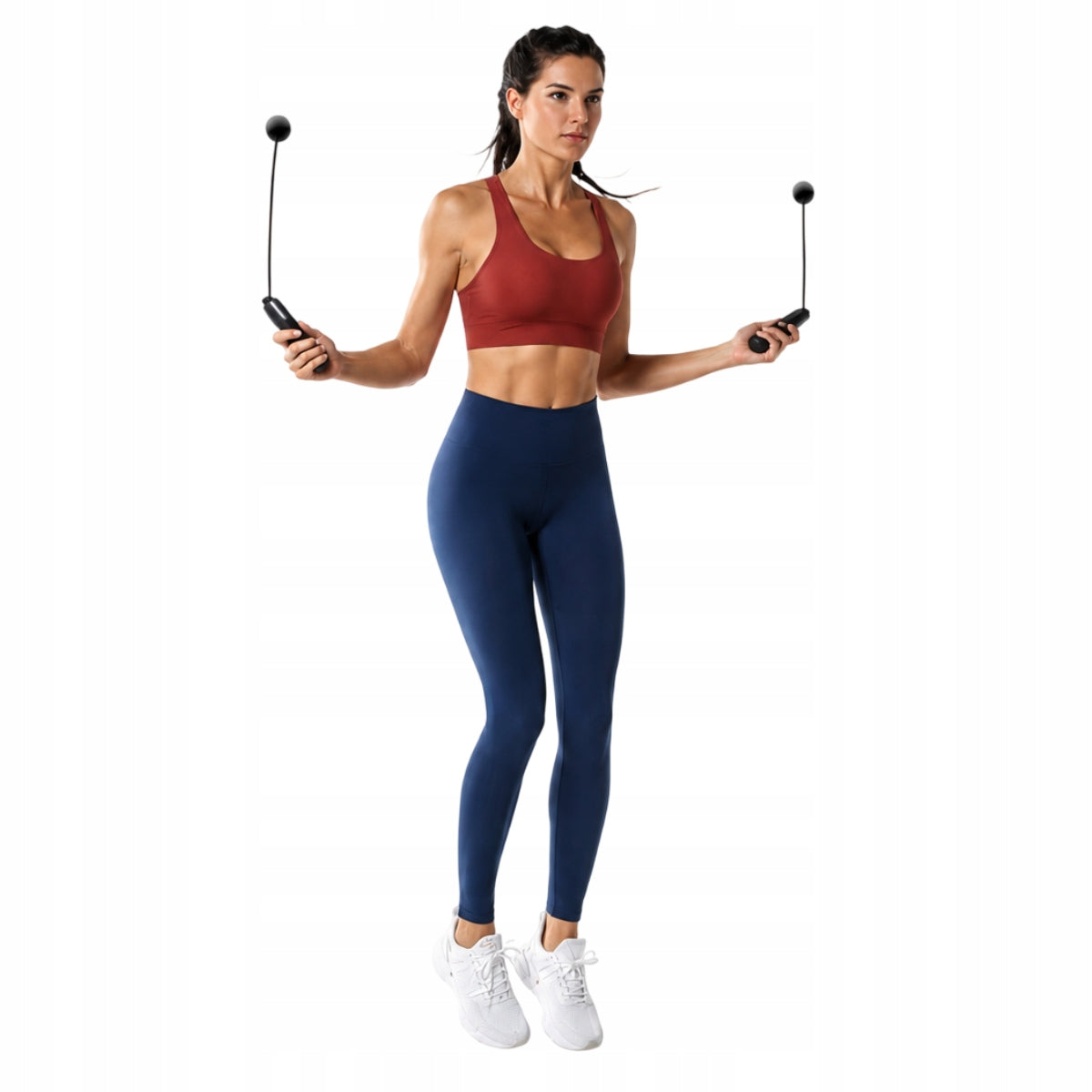 WIRELESS JUMP ROPE WITH BALLS WEIGHTED NON-SLIP PROFESSIONAL Product weight with unit packaging 0.26 kg