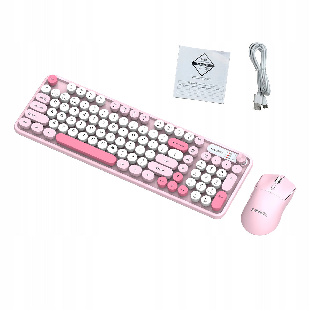 WIRELESS KEYBOARD AND MOUSE COMBINATION 98 CHARGING CAPABILITY