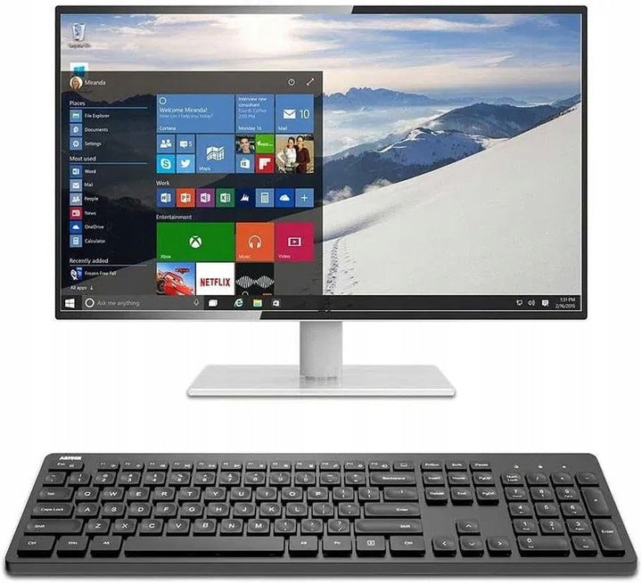 WIRELESS KEYBOARD AND MOUSE SET BLACK USB MEDION QWERTY PL 298 Manufacturer Medion