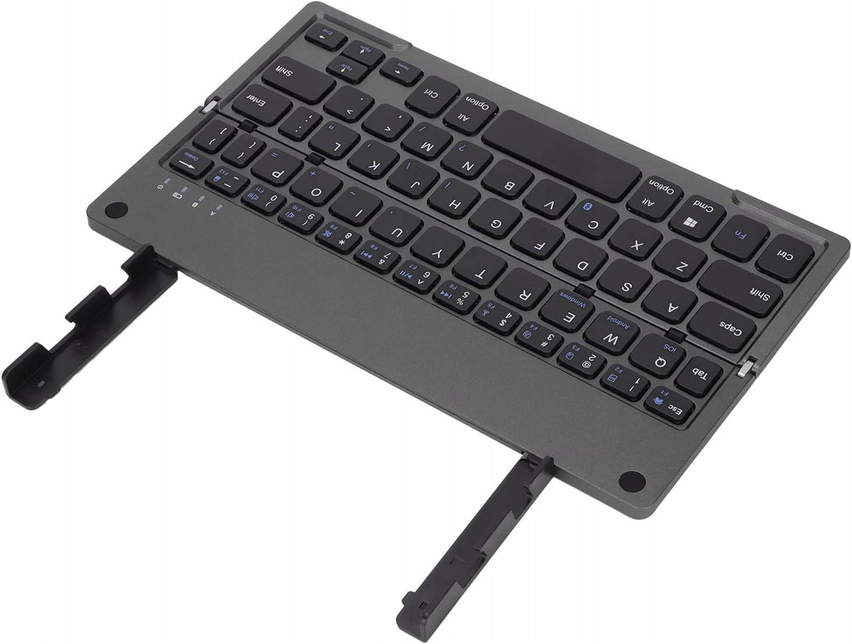 WIRELESS KEYBOARD FOLDABLE PORTABLE BLUETOOTH FOLDABLE B048 + CABLE Batteries included no