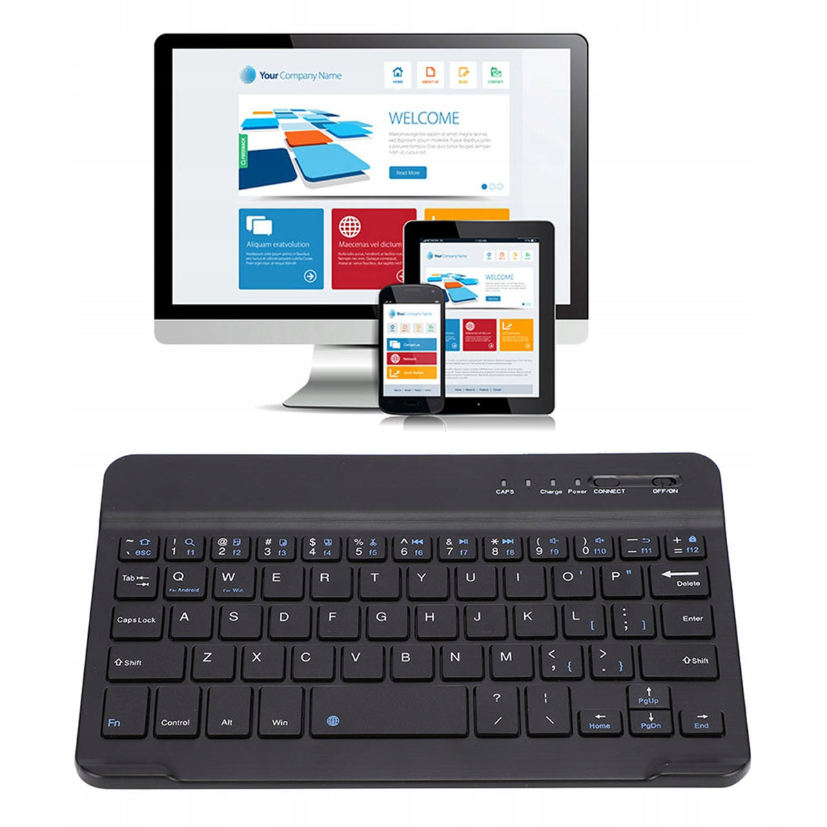 WIRELESS KEYBOARD FOR ANDROID IOS WIN Manufacturer no brand