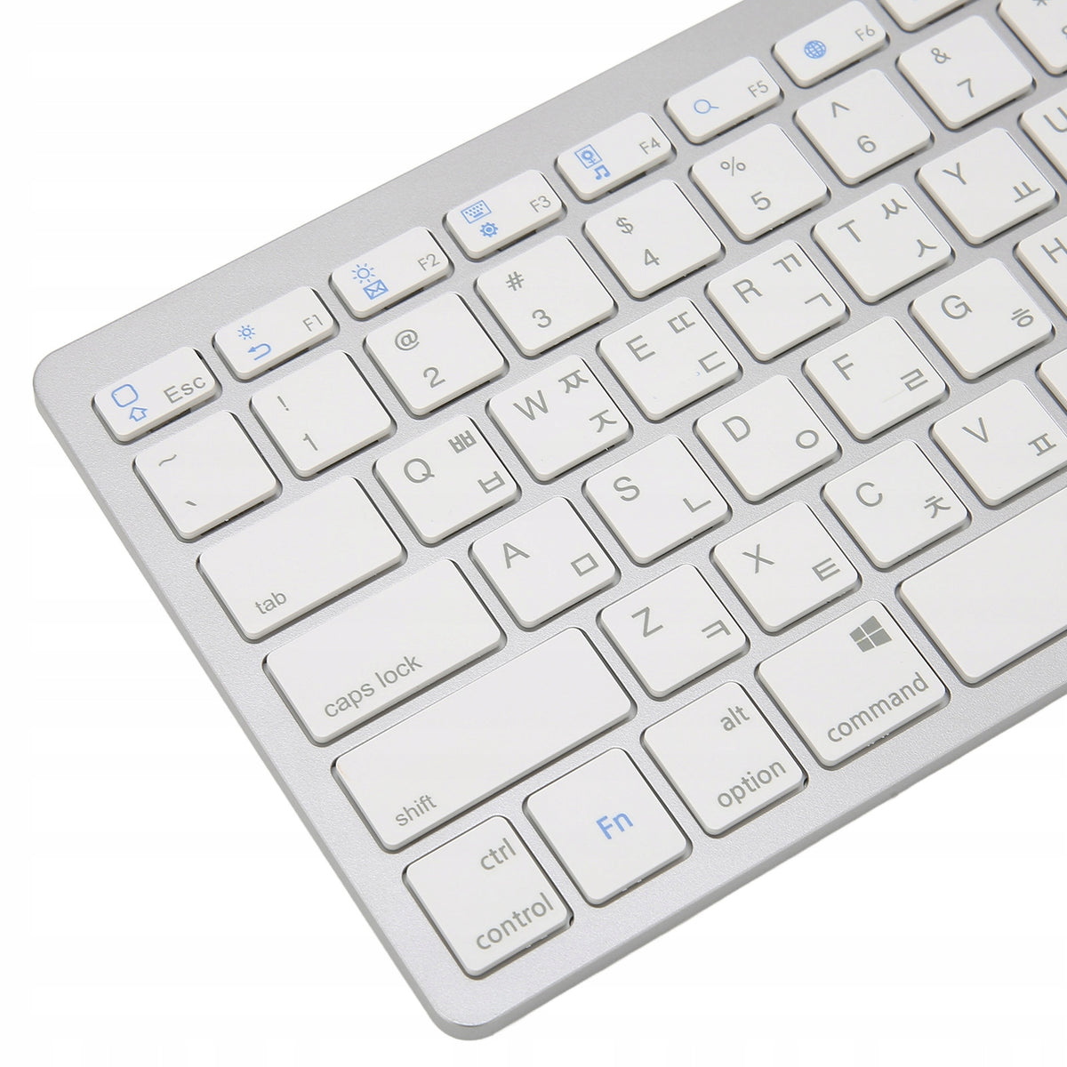 WIRELESS KEYBOARD MINI 78 KEYS FOR OFFICE WORK WHITE Batteries included no