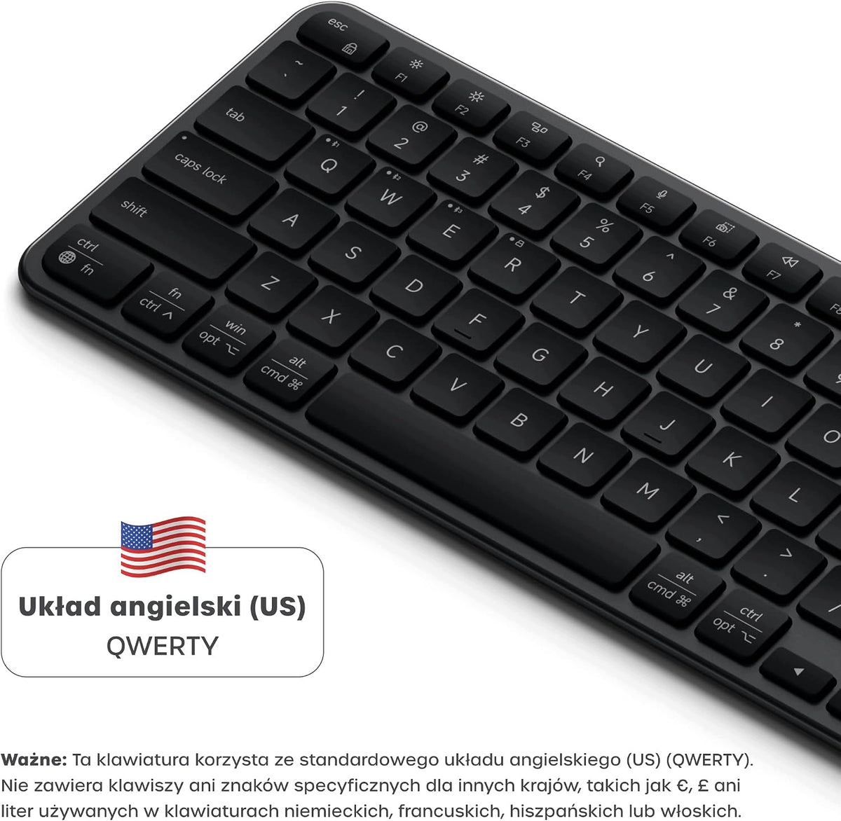 WIRELESS KEYBOARD SLIM EX1 COMPACT BLUETOOTH USB-C Manufacturer no brand