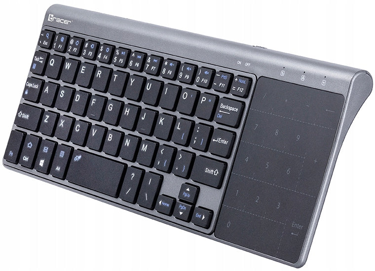 WIRELESS KEYBOARD WITH TOUCHPAD TRACER FOR SMART TV TABLET SMARTPHONE Packaging status original
