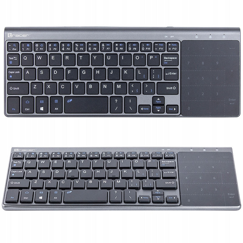 WIRELESS KEYBOARD WITH TOUCHPAD TRACER FOR SMART TV TABLET SMARTPHONE