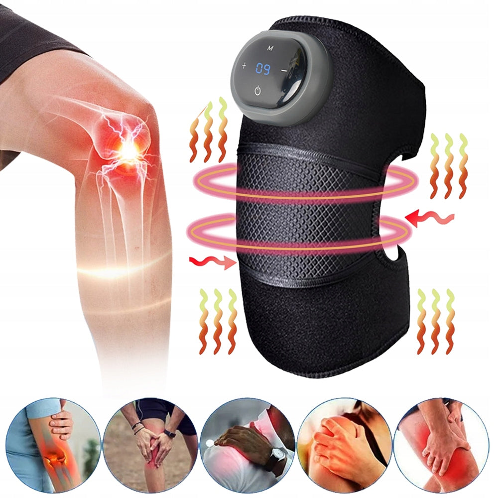 WIRELESS KNEE MASSAGER, HEATED KNEE MASSAGER, KNEE MASSAGE