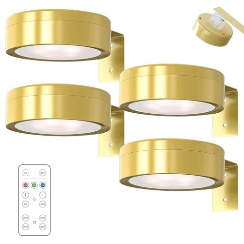 WIRELESS LAMP FOR PAINTINGS SET OF 4 PIECES WALL LIGHTING REMOTE CONTROL Brand no brand
