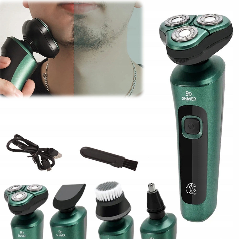 WIRELESS MEN'S SHAVER FACIAL HAIR 4IN1