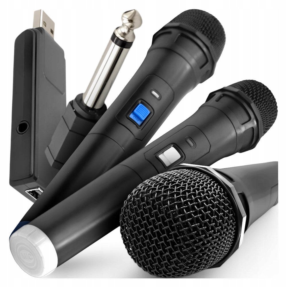WIRELESS MICROPHONE DYNAMIC VOCAL STAGE KARAOKE FOR SPEAKERS
