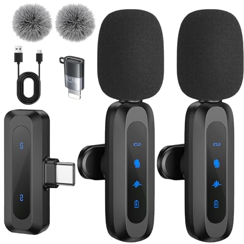 WIRELESS MICROPHONE LAVALIER USB C IPHONE ANDROID VLOGGING TIKTOK Manufacturer code Bez marki