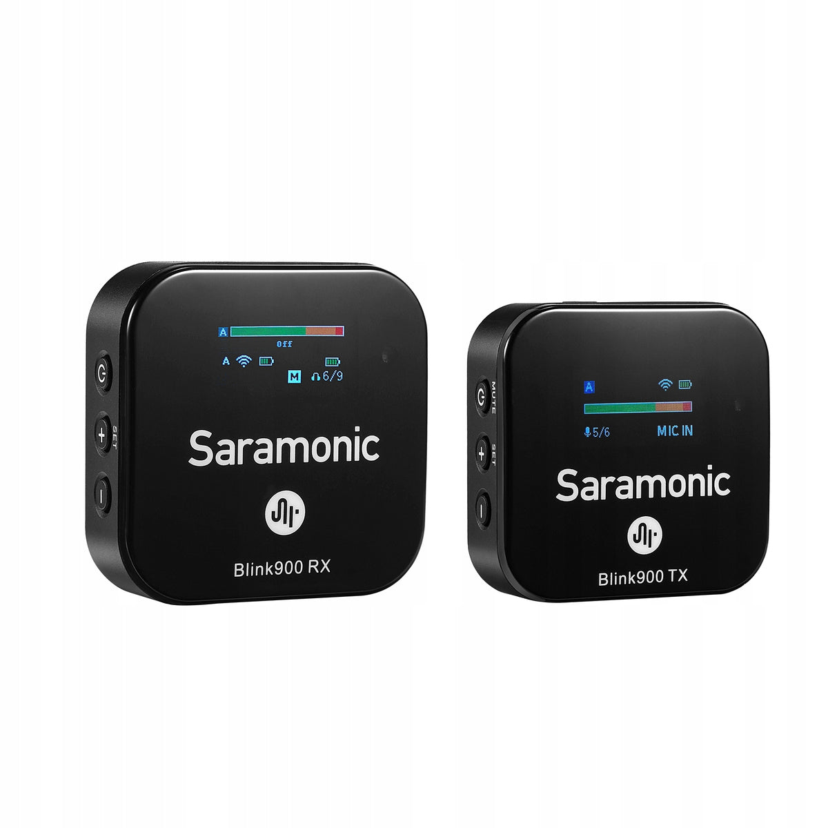 WIRELESS MICROPHONE + RECEIVER 200M RANGE SARAMONIC BLINK900 B1 SET Packaging status original