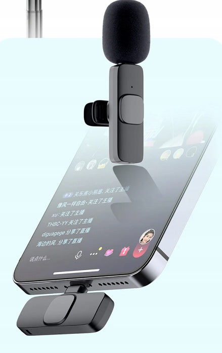 WIRELESS MICROPHONE TIE USB-C ANDROID CLIP HD RANGE Manufacturer code USB-K9