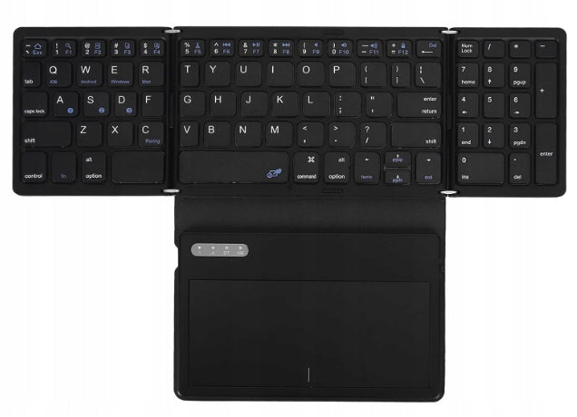 WIRELESS MINI BLUETOOTH KEYBOARD TOUCHPAD FOLDABLE