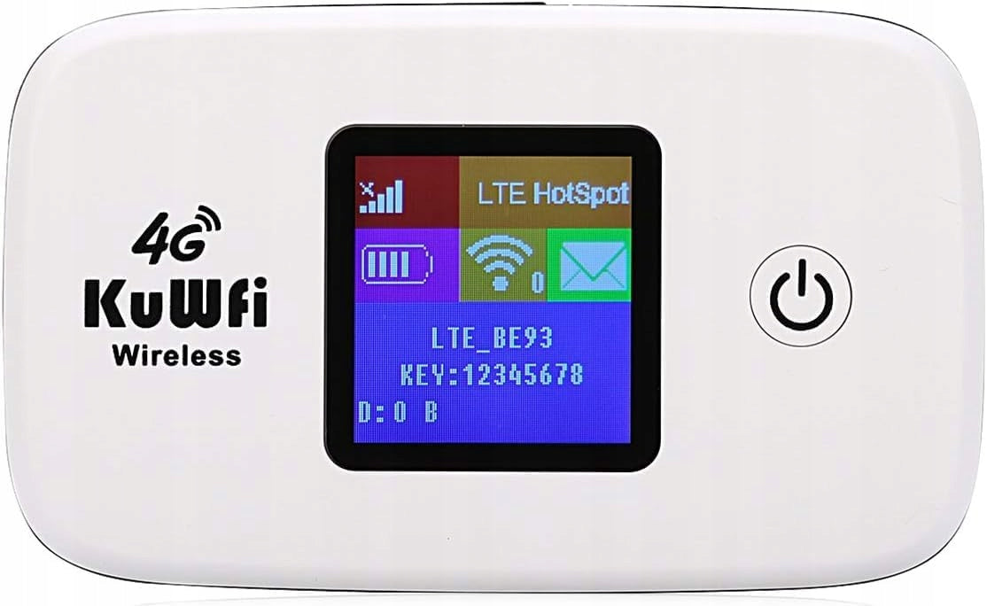 WIRELESS MOBILE WI-FI ROUTER KuWFi 4G LTE L100 B1/B3/B5/B7/B8/B20