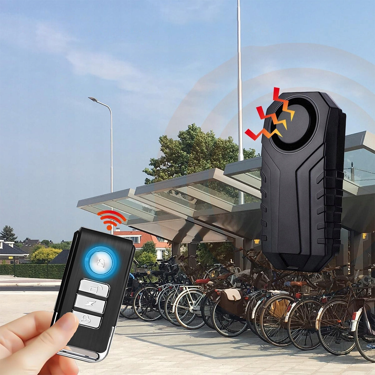 WIRELESS MOTORCYCLE ALARM ANTI-THEFT BIKE FOR REMOTE CONTROL, LOUD 113db!! Brand no brand