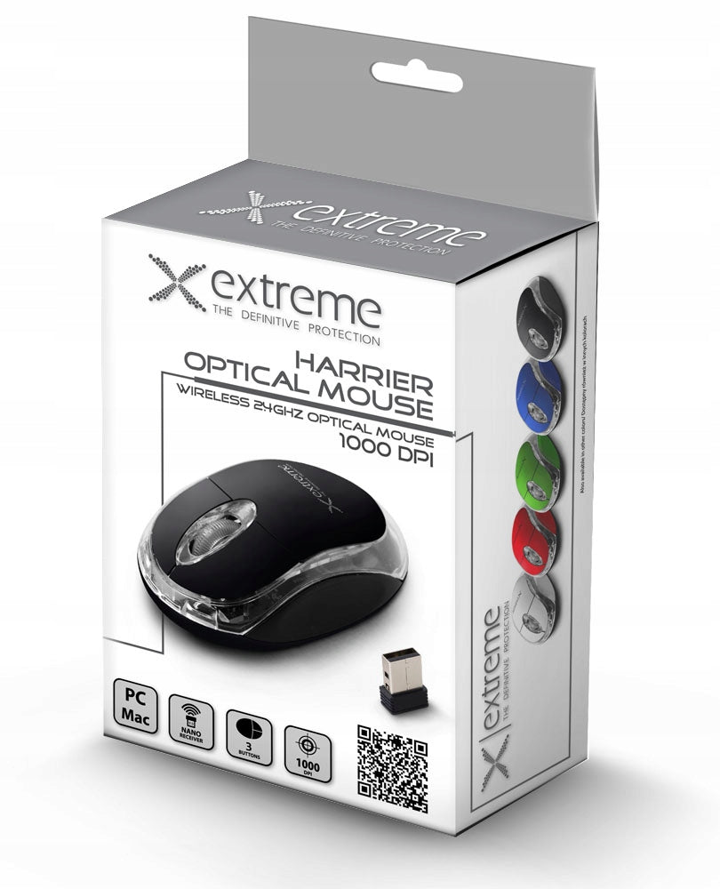 WIRELESS MOUSE 2.4GHZ 3D OPTICAL USB black EAN (GTIN) 5902643674516