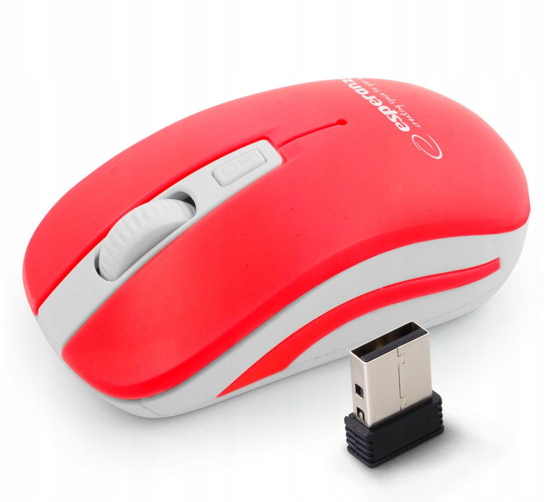 WIRELESS MOUSE 2.4GHZ URANUS Red Small